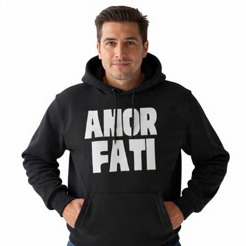 Amor Fati Philosophy Hoodie — 'Gift' vivbyen Three-Panel Fleece Hoodie